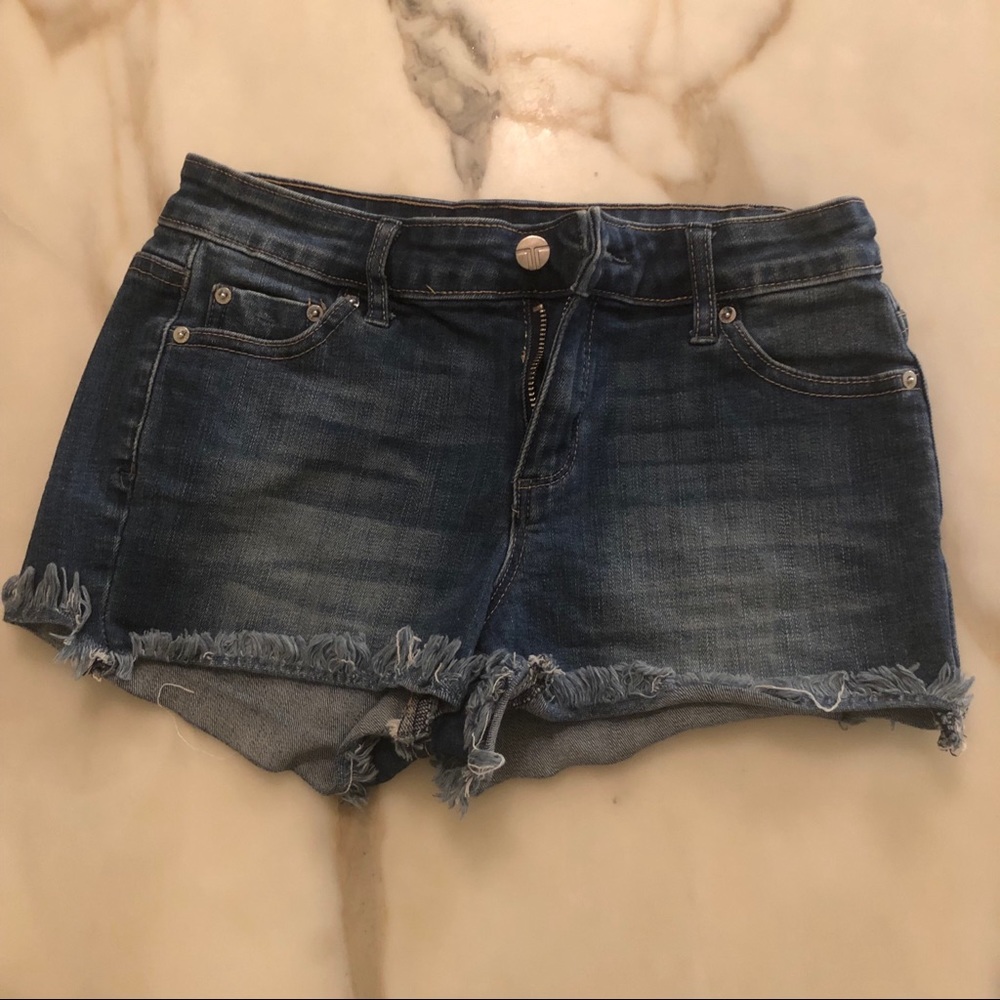Tractr denim cutoffs